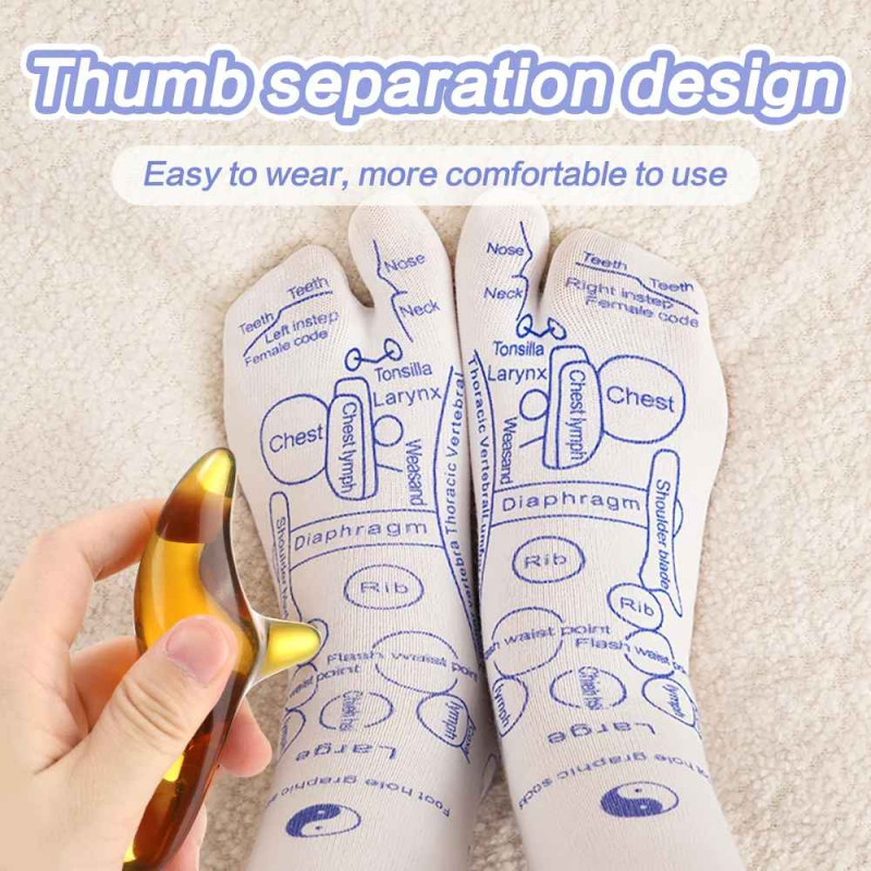 Acupressure Socks With Massage Stick