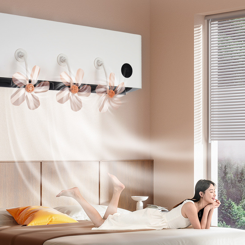 AC Wind Deflector Flower Fan - 3 Pcs