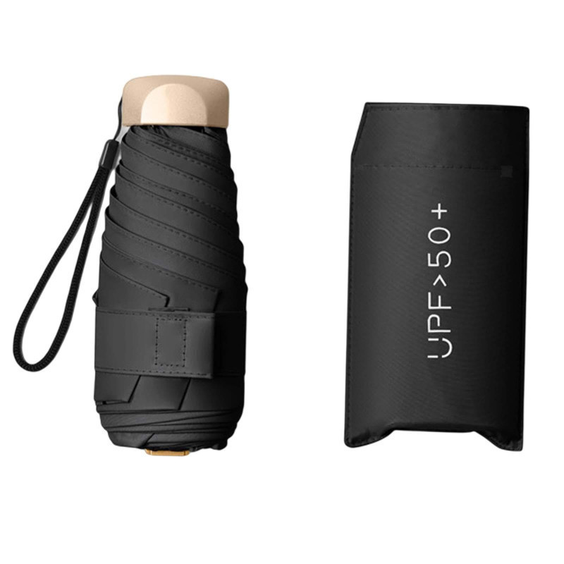 Travel Sunshade Umbrella Compact Umbrella Windproof Backpack Purse Umbrellas